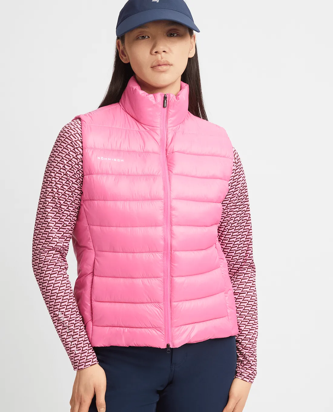 ROHNISCH Airlite Padded Vest Carmine Rose