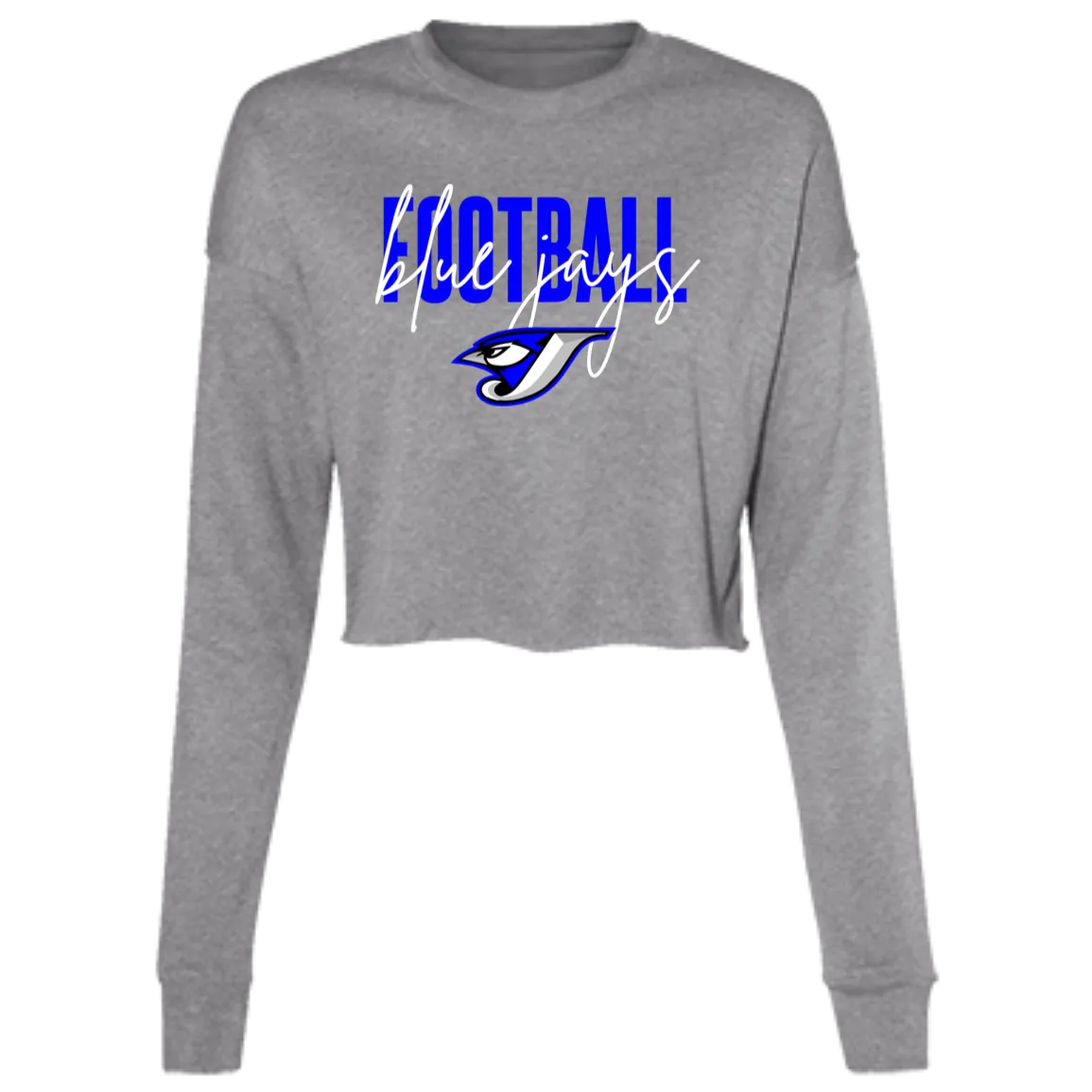 Script Football B7503 Ladies' Cropped Fleece Crew