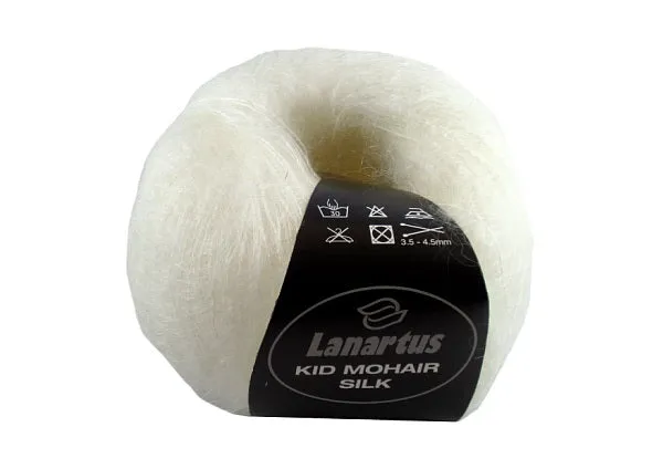 STRICK-SET für ein Braut Cape aus Kid Mohair für die Braut