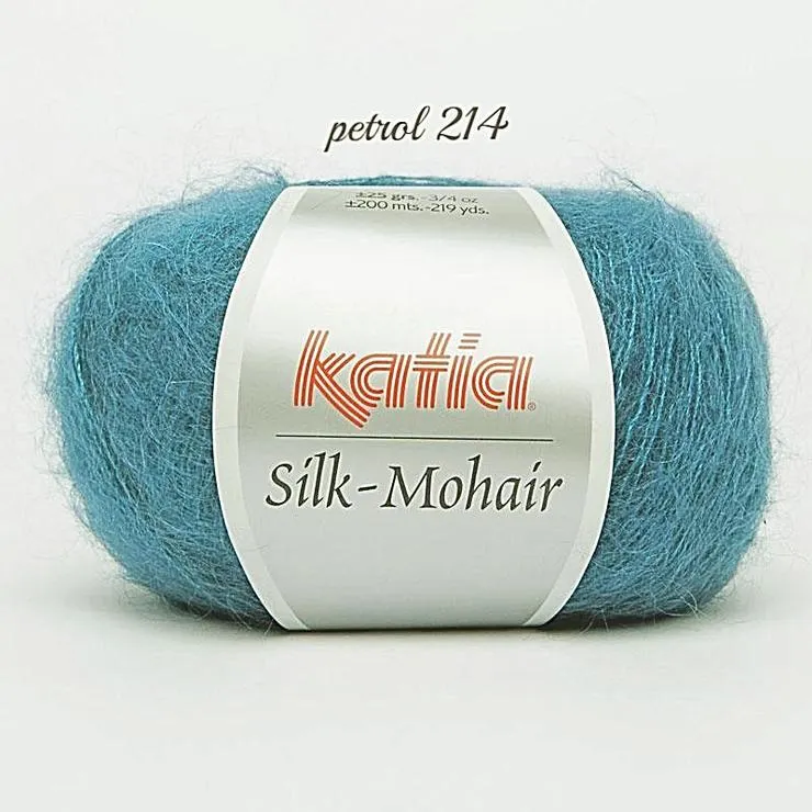 STRICK-SET für ein Braut Cape aus Kid Mohair für die Braut