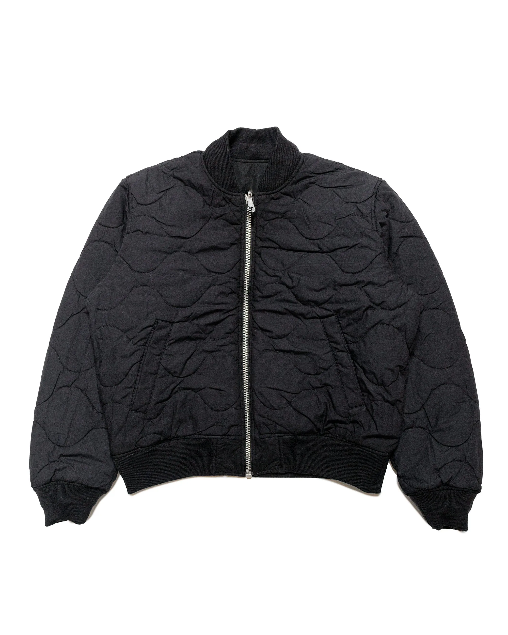 Stüssy Quilted Bomber Waxed Black