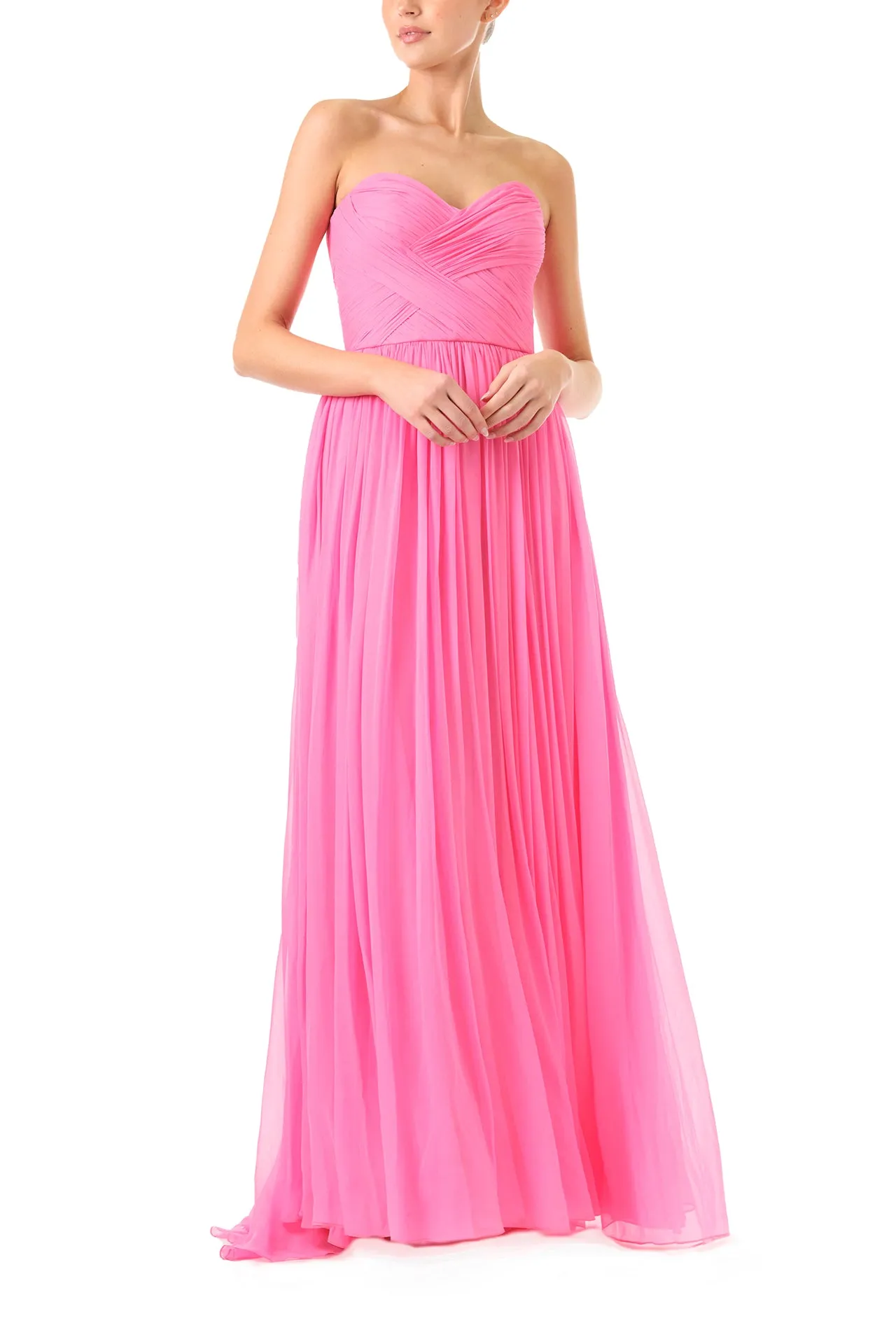 Sweetheart Strapless Chiffon Gown