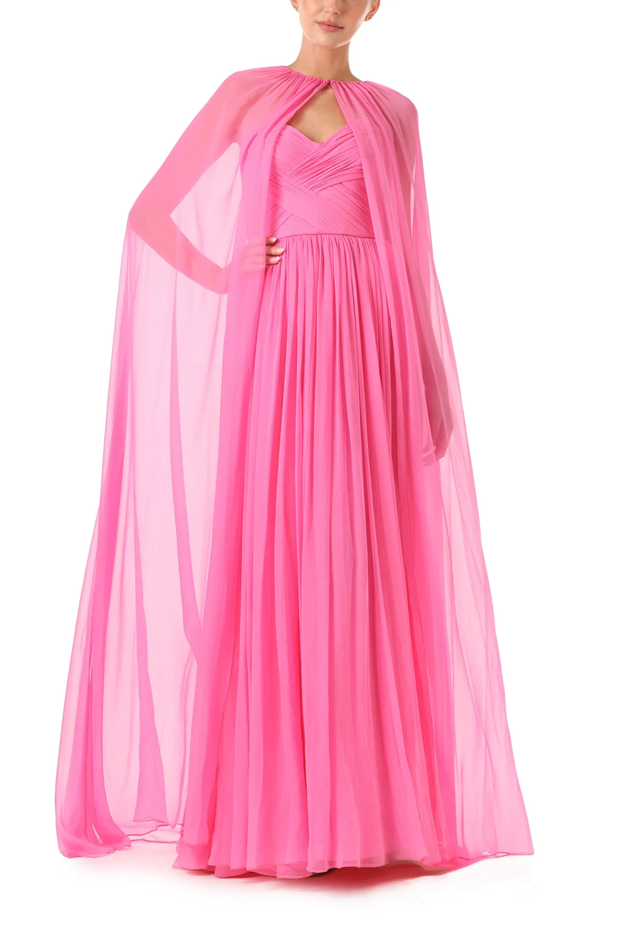 Sweetheart Strapless Chiffon Gown