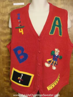 Teacher Gift Alert Corny Christmas Sweater Vest