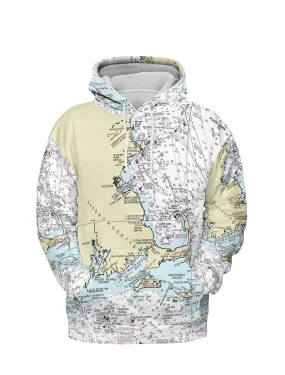 The Massachusetts Coast Lightweight Hoodie Sweatshirt