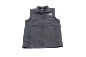 The North Face Logo Black Zip Up Vest