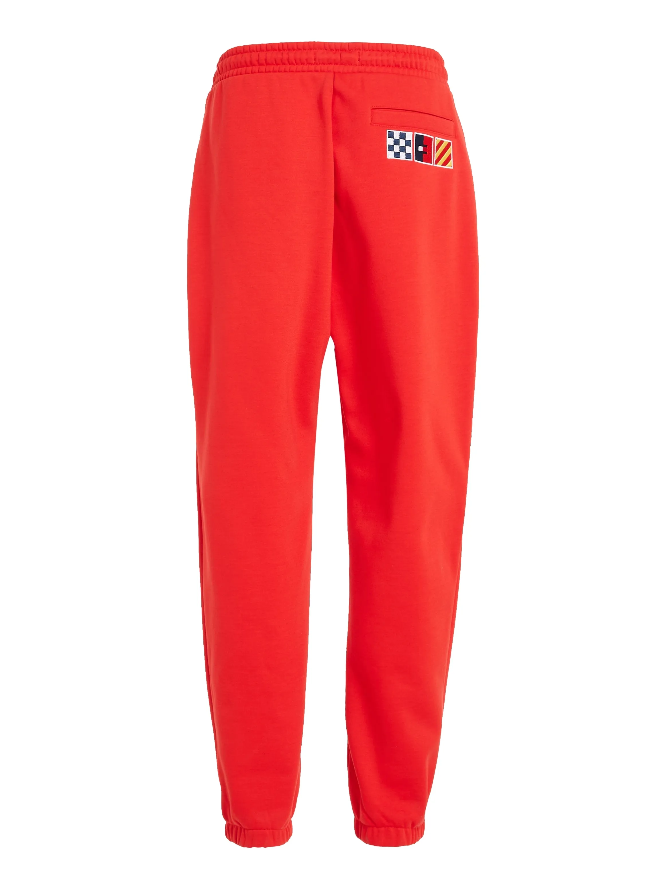 Tommy Jeans ColourBlock Mixed Fabric Sweatpants - Red