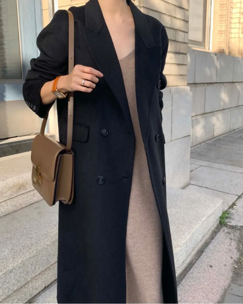 Toronto Wool Double Coat - 100% Wool