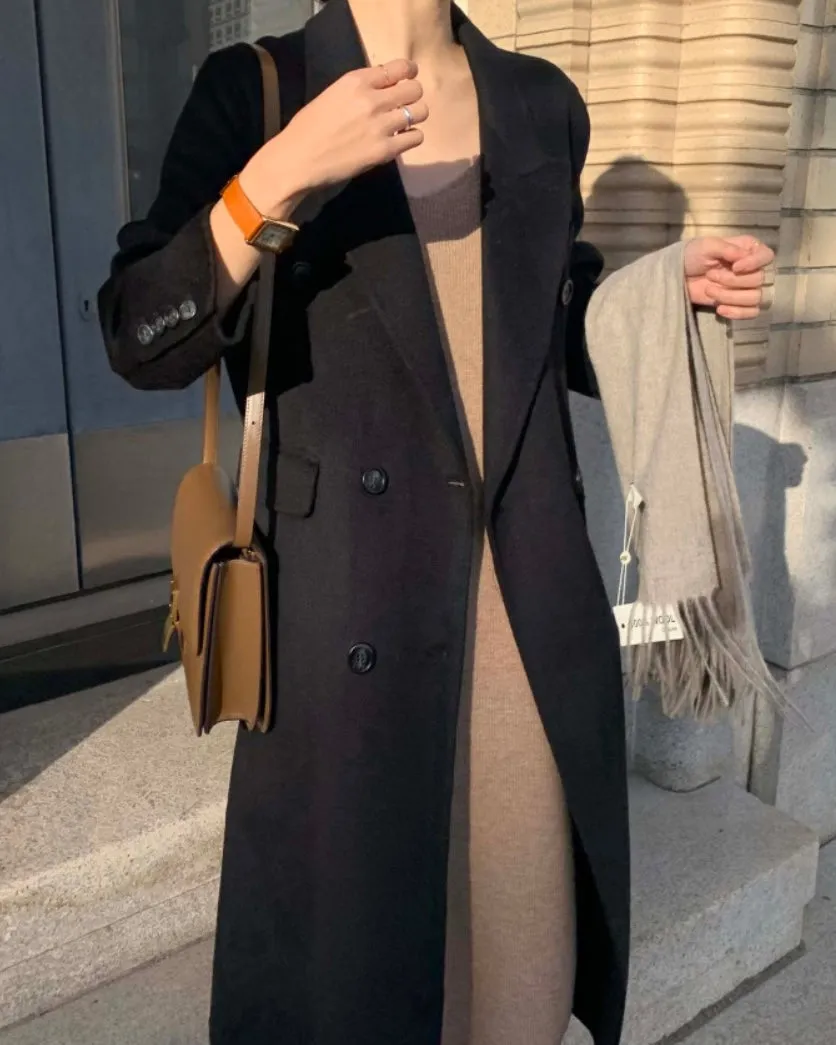 Toronto Wool Double Coat - 100% Wool