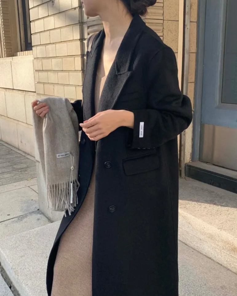 Toronto Wool Double Coat - 100% Wool