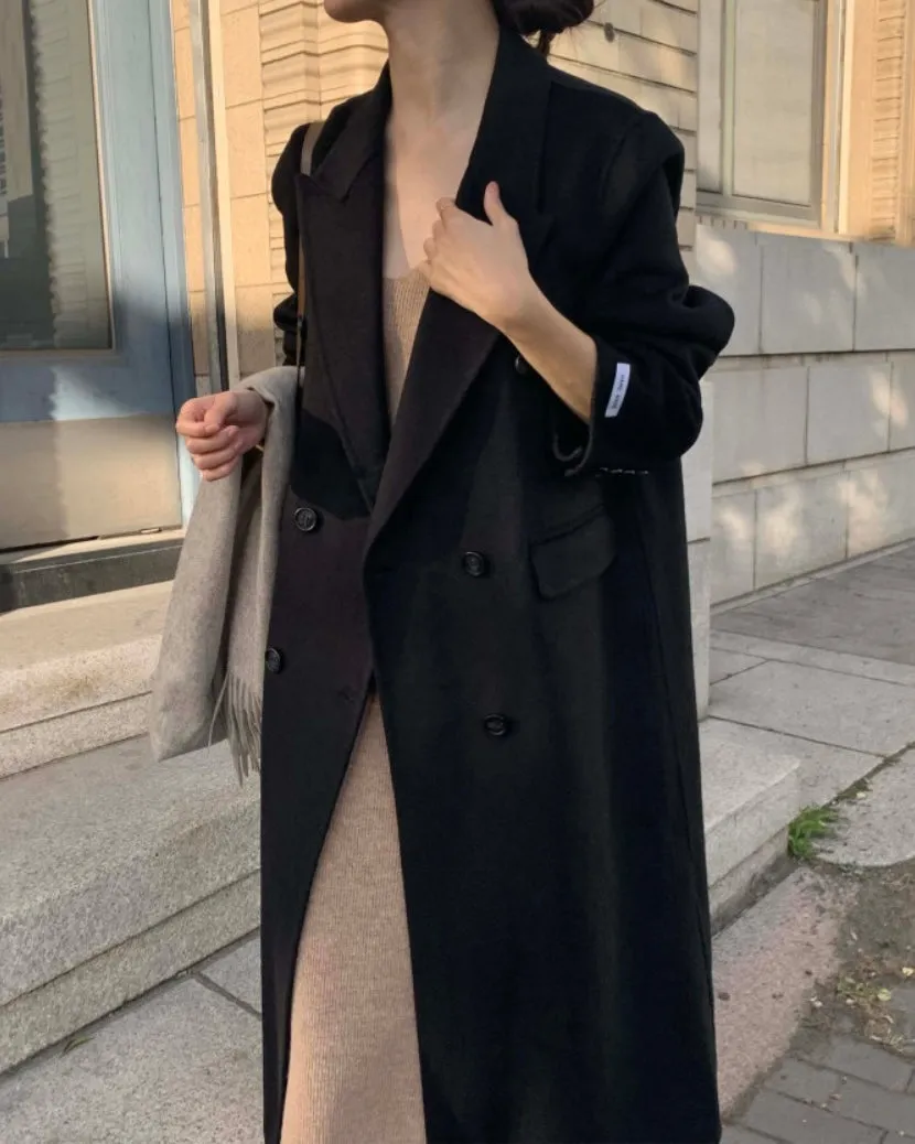 Toronto Wool Double Coat - 100% Wool