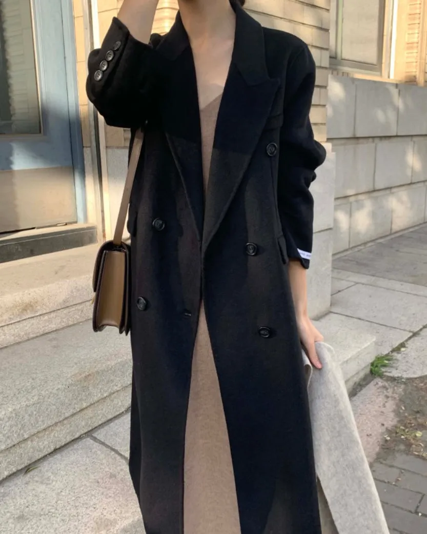 Toronto Wool Double Coat - 100% Wool