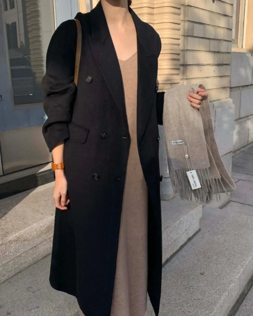 Toronto Wool Double Coat - 100% Wool