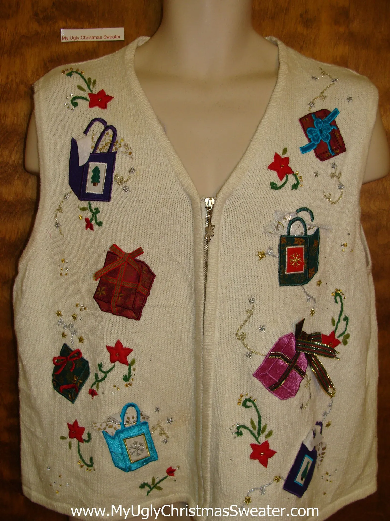 Tumbling Gifts Corny Christmas Sweater Vest