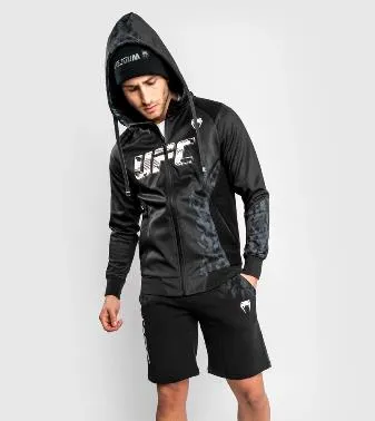 UFC Venum Authentic Fight Week Men's Zip Hoodie Size XXS-M Black