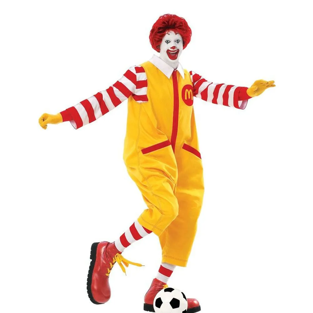 Uncle Ronald McDonald's Cos Costume Cosplay Uniform jumpsuits