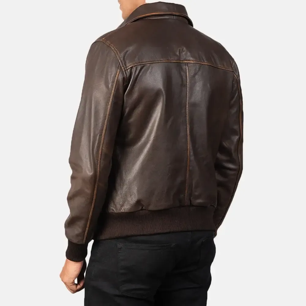 Urban Leather Jacket | Leather Bomber Jacket