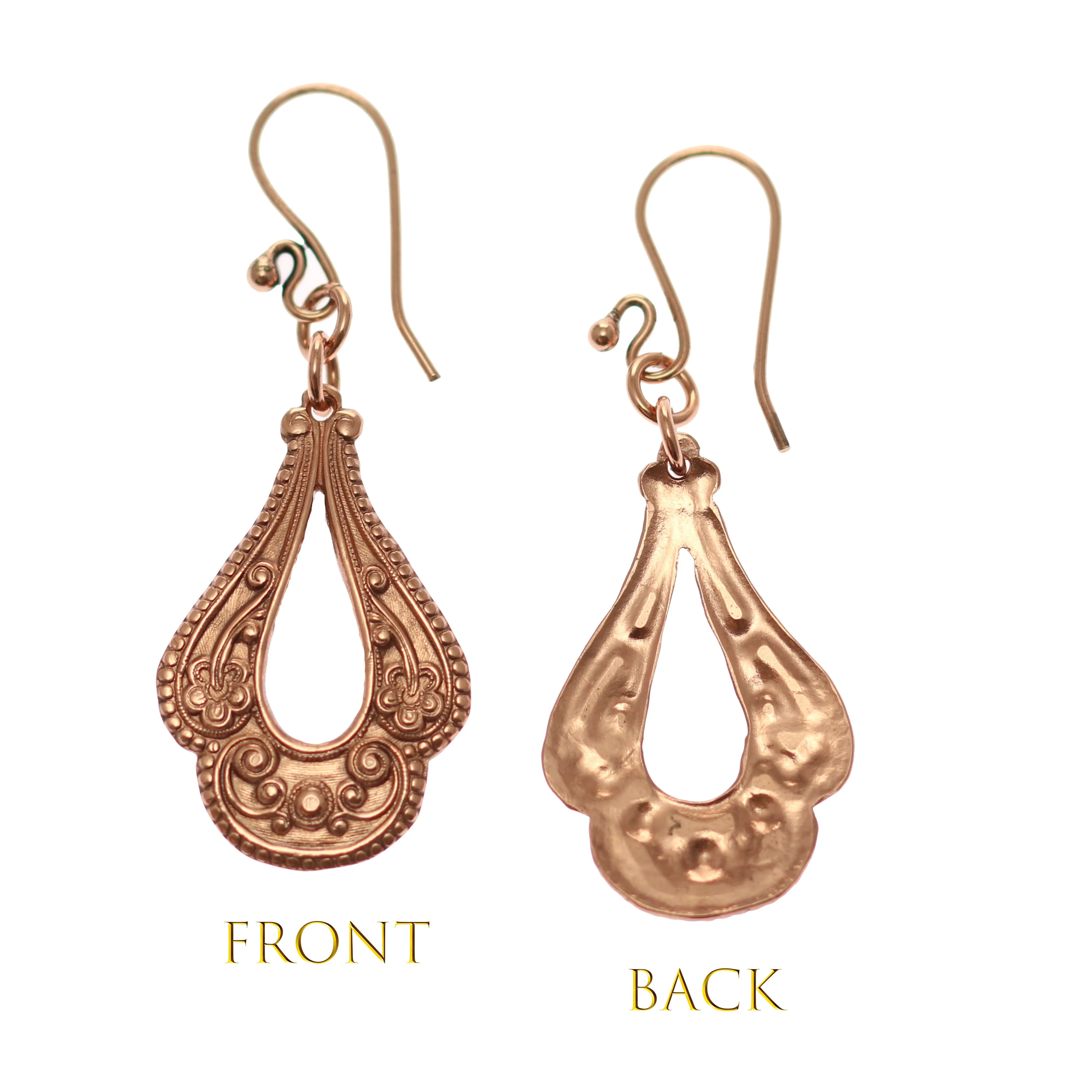 Victorian Open Teardrop Earrings