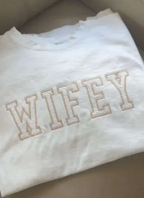 WIFEY Wedding Dress Keepsake Sweater