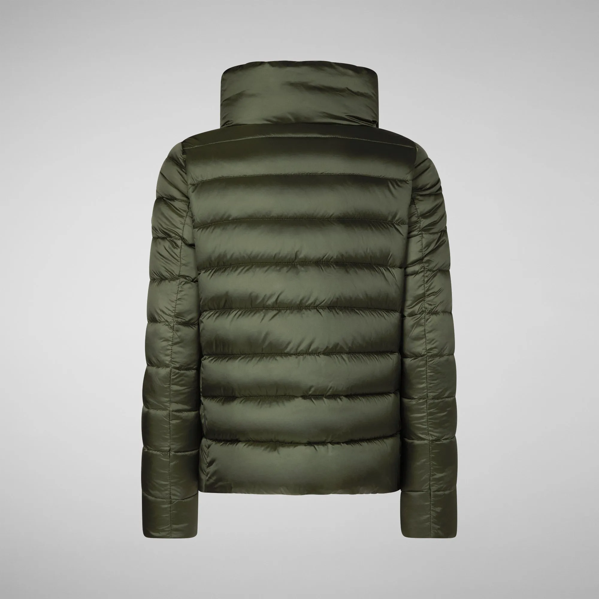 Women's Animal free Puffer Jacket Elsie inPine Green