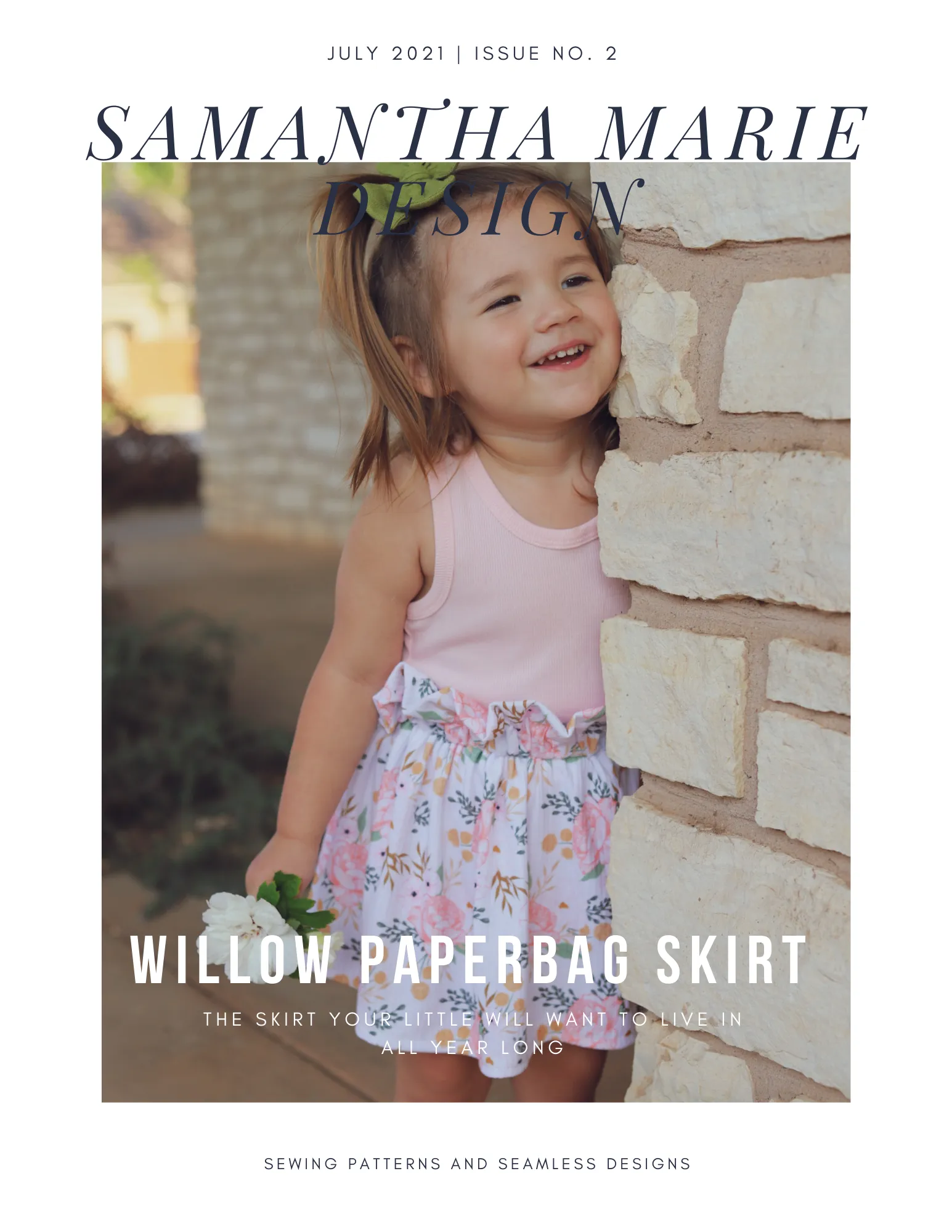 Youth Willow Skirt Digital Sewing Pattern Sizes NB-12Y